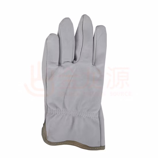 Cowhide Construction Heated Driver Safety Leather Work Gloves